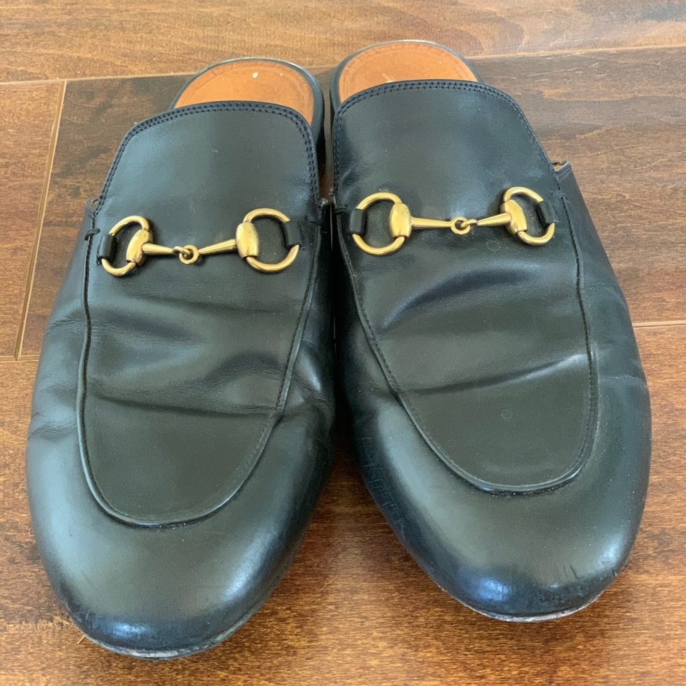 Gucci Princetown Leather Mule 41